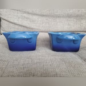 Studio Nova Coronado Blue Square Bowls, set of 2